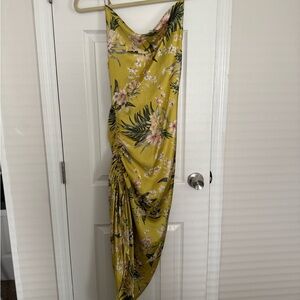 Floral Yellow Maxi Dress
